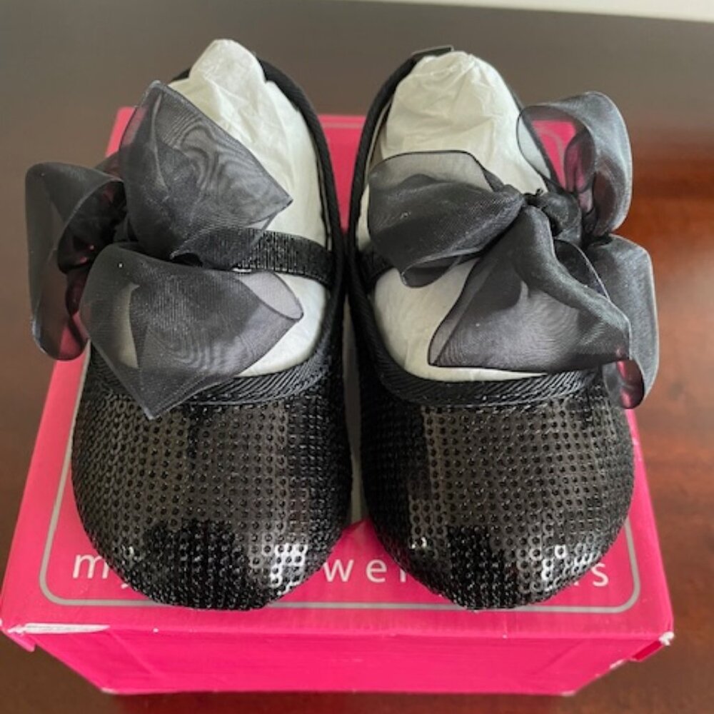 Stuart Weitzman Baby Shoes –Black NWT  - size 3 – fits 6-9 months